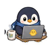 記録と分析をするぺんぎん